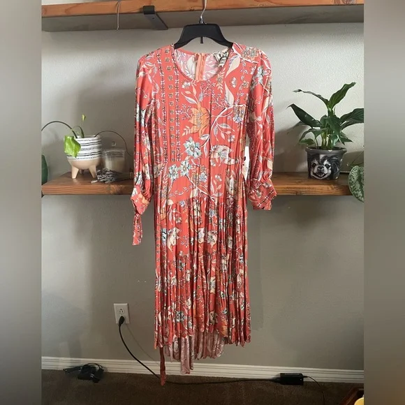 jaase red dress Jaase Ziggy Pearl Midi Dress